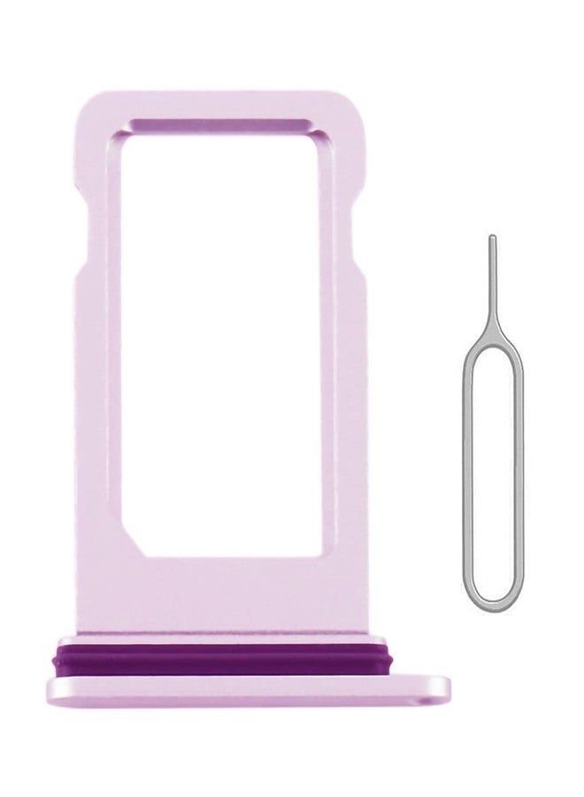 Perzework SIM Card Tray Holder Slot Replacement for iPhone 12 (Purple) with Waterproof Rubber Ring and Eject Pin (Single Sim Version) - Image 1